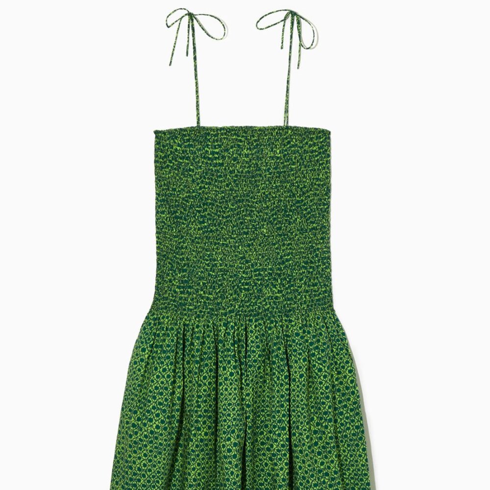 COS Shirred Midi Dress (NEW)